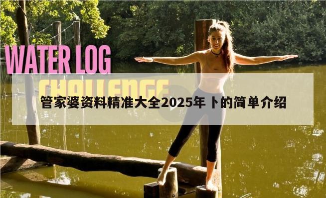 管家婆资料精准大全2025年卜的简单介绍