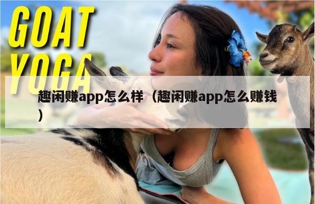 趣闲赚app怎么样（趣闲赚app怎么赚钱）